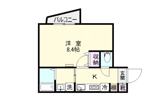 ラピロス荒田 ４０３号室