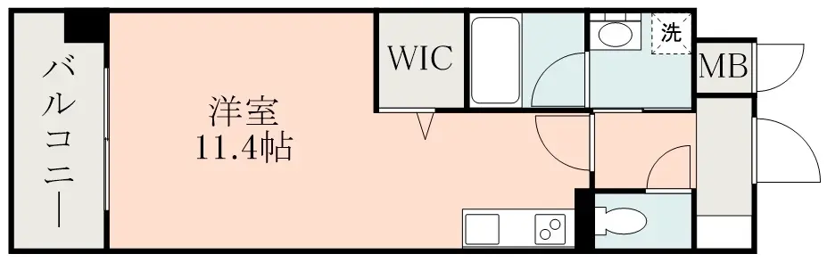 グラーヴェ水前寺 ２０２号室