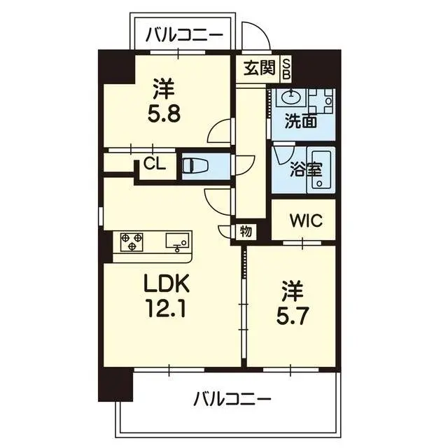 ＫーＳｍａｒｔ新大江 ０８０５号室号室