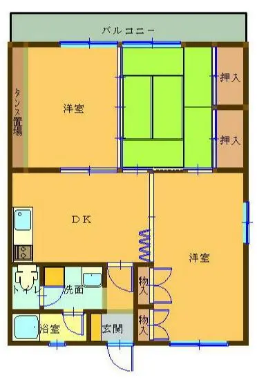 コーポ虹 ２０１号室