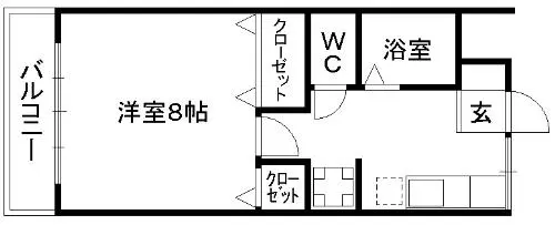 シャルム・カーサ渡鹿 ２０５号室