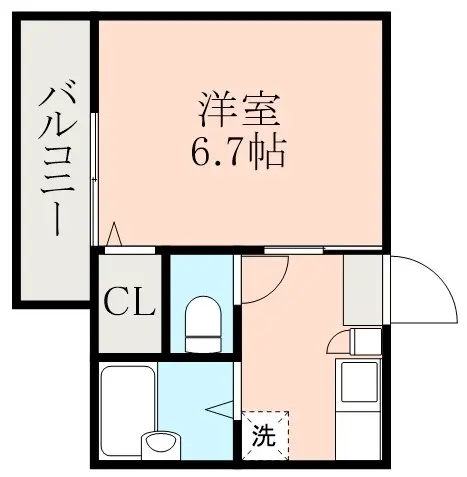 ロフティ黒髪Ａ １０６号室