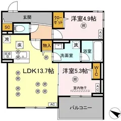 GrandValley 博多(グランバレ ハカタ) 103号室