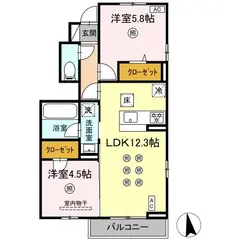 (仮称)DーROOM片江2丁目 102号室