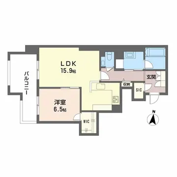 シャーメゾンリュクス大濠 A202号室