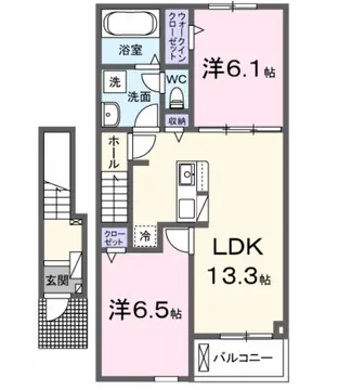 クレールカーサ 203号室