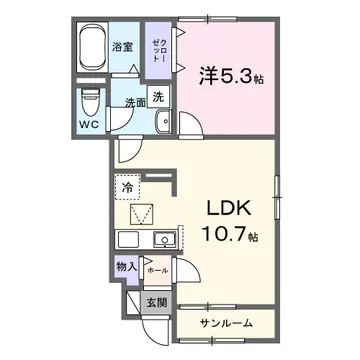 リテンリュカⅡ 103号室