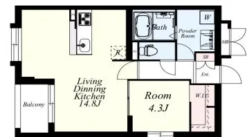 レトワール今川 103号室