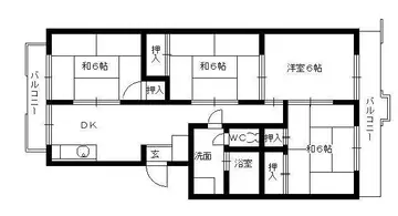 ピオーネ大神 203号室