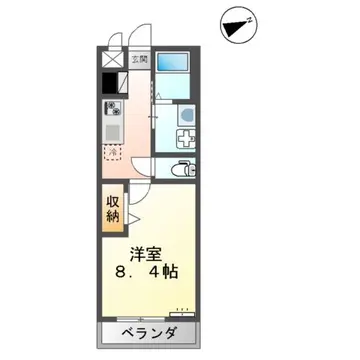 アジュール 203号室