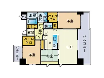 アクシオン別府駅前プレミアム 201号室