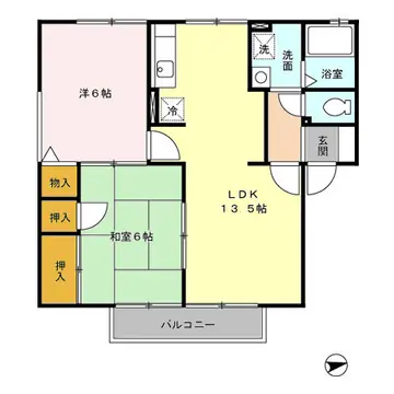 エクレール・アイ B棟 203号室