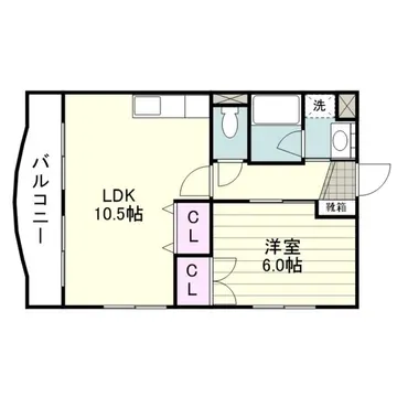 パークサイドⅠ 0201号室