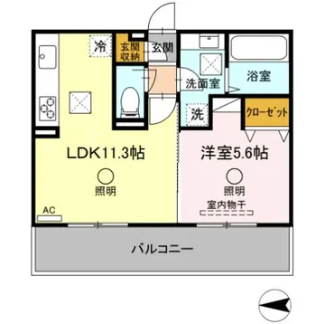 エーデル 102号室