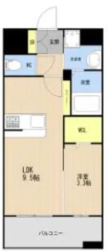 KL東比恵Ⅱ 204号室