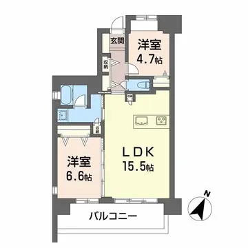 LaSante照葉オーシャンテラス 305号室