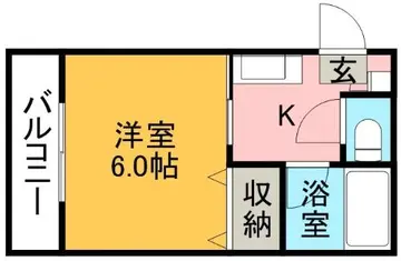 シャポー渡鹿 505号室
