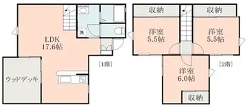 La,Tierra 光の森北B 2号室