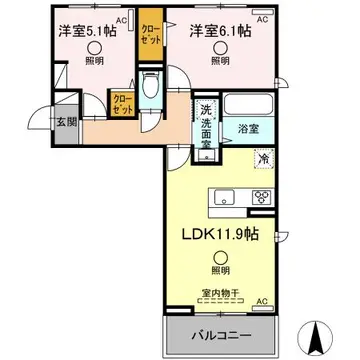 セキュレア合志 201号室