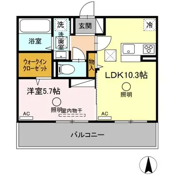 セキュレア合志 106号室