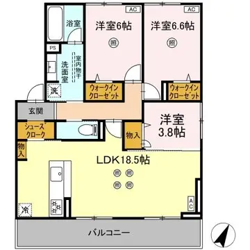 TORISIA平和 201号室