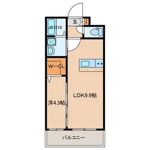 AーMENT385 103号室号室
