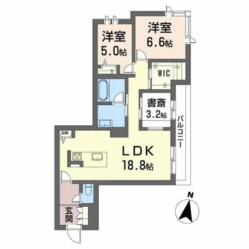 シャーメゾン アンビエラ トウジン A0201号室