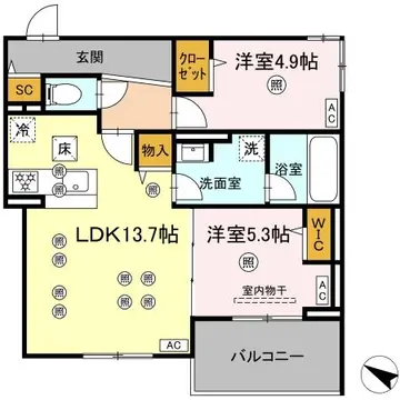GrandValley 博多(グランバレ ハカタ) 103号室
