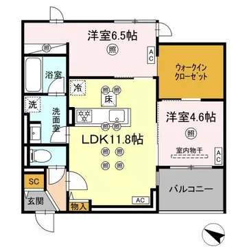 GrandValley 博多(グランバレ ハカタ) 102号室