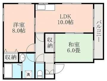 カーサ帯山B棟 102号室