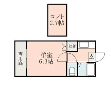 マーカス帯山 102号室