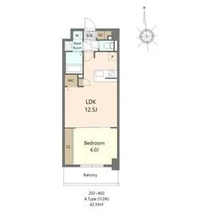 SーRESIDENCE大濠公園achieve 202号室