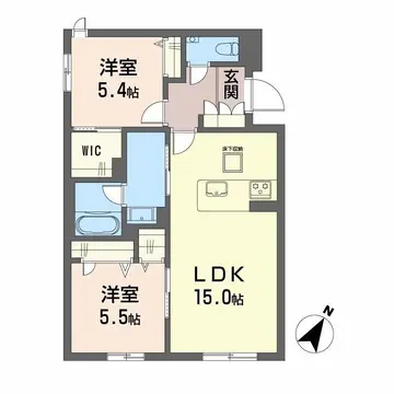 シャーメゾンエレガント 102号室