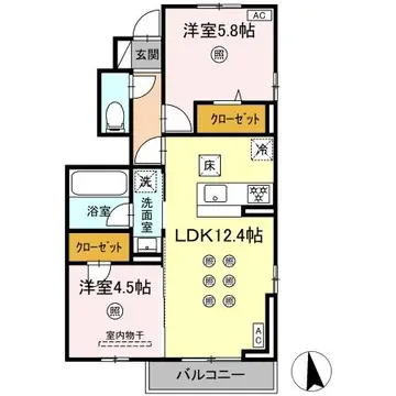 (仮称)DーROOM片江2丁目 101号室