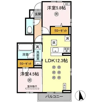 (仮称)DーROOM片江2丁目 102号室
