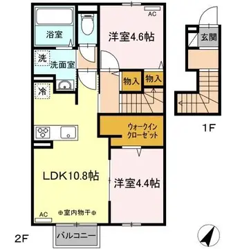 ドゥ・マリアージュ Ⅲ 202号室