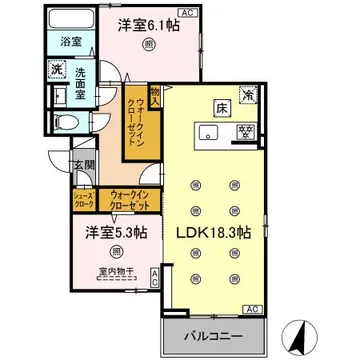 DーROOM美野島 102号室