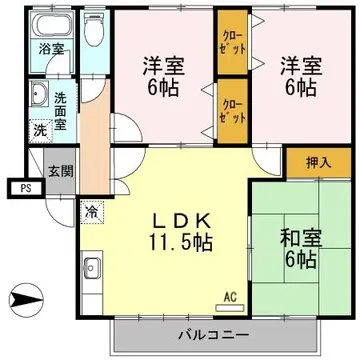 シャルマン野口 A棟 202号室