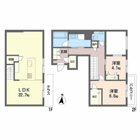 シャーメゾンリュクス大濠 A201 号室