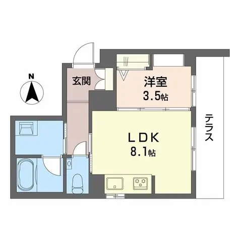 プロキオン大濠 A101 号室
