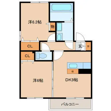 スプルースⅠ 202 号室