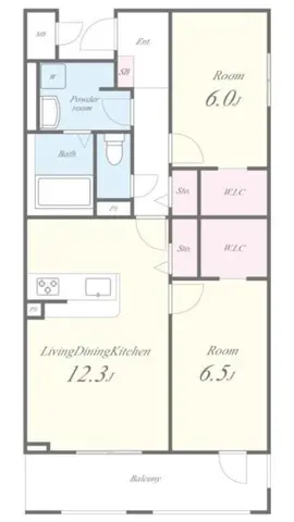 アルメノア西新 101 号室
