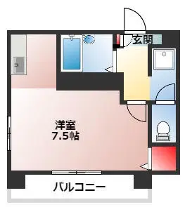 佐賀県 熊本県 Makoto MIRAIZ KOKAI 304号室（1R 3.8万円）熊本県熊本市