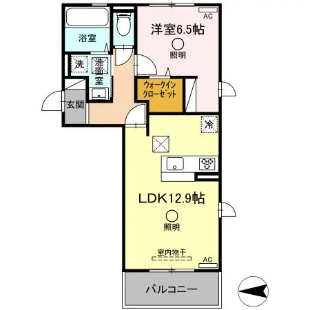 エーデル 101 号室