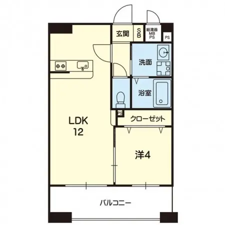 マラナタ県庁東 602号室（1LDK 6万円）熊本県熊本市中央区水前寺6