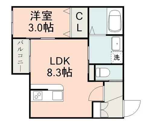 ラ・ポルテ合志南 103 号室